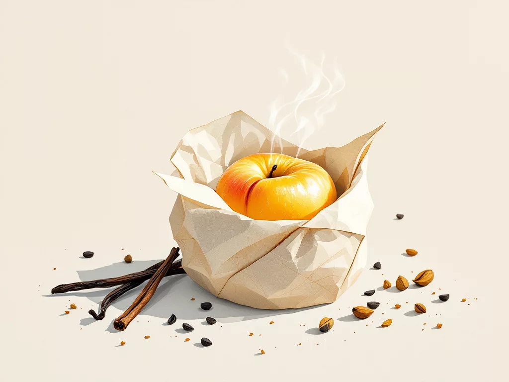 Pêches épicées en papillote - le dessert d'été qui ne monopolise pas le four